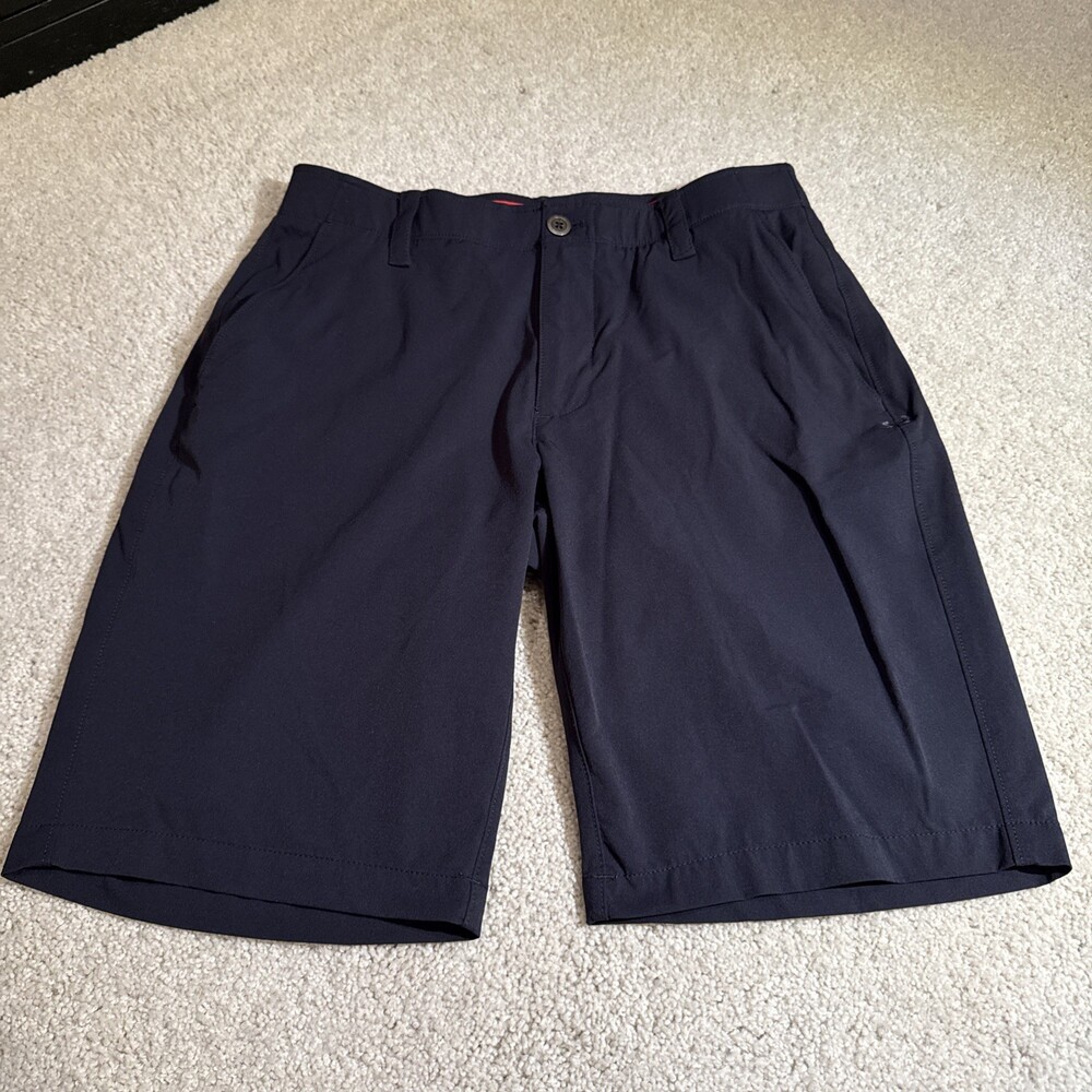 Under Armour Shorts Mens 34 Black Match Play Golf Stretch Pockets Performance
